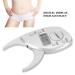 Body Fat Gauge Digital Fat Caliper 0-50mmx Measuring Range Fast Easy Accurate Reading Fat Pliers Body Fat Analysis - Buy Online on GoSupps.com