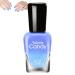 Color Changing Gel Temperature Colour Changing Gel Nail with Glossy - Temperature Changing Gel Nail Polish Soak Off Best for Blue Purple Sky