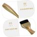 HONMEET Plastic Artificial Fiber Foundation Makeup Brush with Spoon Makeup Brush for Foundation Portable Makeup Brush Portable Foundation Liquid Brush 16.20X3.50X1.20CM Golden - Buy Online on GoSupps.com