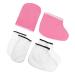 Beatifufu 4 Pairs Hand and Foot Mask Moisture Socks for Dry Feet Paraffin Wax Mitts Booties Cracked Hands Moisturizing Gloves Polyester Gloves Gel Gloves Shower Glove Hyperthermia Tool Kit