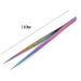 RIYAN Stainless Steel Tweezers Volume Eyelashes Extensions Eyebrow Tweezers Curved Straight Nail Clipper Nipper Makeup Tools - Buy Online on GoSupps.com
