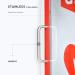 AED Cabinet | Wall-Mounted AED Defibrillator Storage with Alarm & Light | First Aid Solution for Home & Office - Buy Online on GoSupps.com
