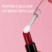 3PCS Mini Lip Brush Set - Silicone Reusable Lipstick Applicator Wands for Perfect Lip Gloss Application | Portable & Durable - Buy Online on GoSupps.com