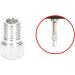 4PCS Presta to Schrader Bike Tire Valve Adapters - Aluminum Alloy (Silver) - Buy Online on GoSupps.com