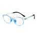 Professional children's glasses anti-blue light computer glasses anti-reflective glasses children silicone lenses light blue