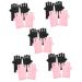 FOMIYES 10 Pairs Nail Gloves Protective Gloves Hand Gloves for Protection Uv Manicure Gloves Uv Protection Gloves Pink Gloves Uv Gloves Protector Polyester Miss