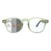 OKH Progressive Photochromic Multifocus Reading Glasses Transition Sunglasses Blue Light Blocking Computer Readers for Women Men(Green 2.5)