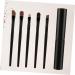 MUSISALY 5pcs Eyeshadow Brush with Case Cosmetic Tools Liner Brush for Eyes Eyeshadow Brush Kit Black - Buy Online on GoSupps.com