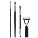 4 Pieces Eyelash Comb Separator Crescent Eyeliner Brush Fine Angled Eyeliner Brush Eyebrow Brush Ultra Thin Liner Brush Eye Makeup Tool