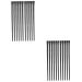 FRCOLOR 24 Pcs Eyeliner Brush Eye Shadow Brush Cosmetology Kit Angled Eyeliner Brush Eye Makeup Eyeliner Smudge Brush Makeup 14.5x0.7x0.5cmx2pcs Blackx2pcs