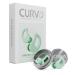 Everyday Earplugs Ultra Soft Customizable Sleep Travel Sensitivity Noise Protection for Sound Canceling Isolation up to -30dB Reduction NRR 15 Reusable and Sustainable (Mint)