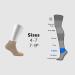 Cosyfeel Women Loose Diabetic Socks | 4-Pack Neuropathy Ankle Socks for Ladies | Super Soft Eco-Friendly Bamboo Material | Durable with Seamless Toe | Multicolour Patterns | 4 Seasons 4-7 LIGHT BEIGE - Buy Online on GoSupps.com