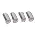 Didiseaon Didiseaon 4 x Permanent Hair Color Rollers Aluminium Foil Hair Curls