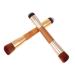minkissy 2pcs Powder Brush Artist Makeup Brush Cream Foundation Brush Face Powder Lash Lengthening Mascara Professional Foundation Major Beauty Tools Corrugated Silk Nylon Wool
