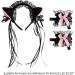 TQUXNGA 1set Halloween Cosplay Ear Headband and Choker/Lace Cuffs/Tail Cosplay Lovely Costume Party Accessories for Adult 5 - Buy Online on GoSupps.com
