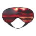 SSIMOO Red Sky at Night Starry Sleep Mask-Adjustable Breathable Fashionable Eye Mask for A Comfortable Sleep Experience Black