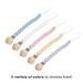 Center Coast Collections Silicone Pacifier Clip - Safe Binky Holder - Neutral Grey - Unisex Baby & Toddler - Buy Online on GoSupps.com