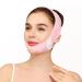 Facial slimming straps double chin reducer band V-line facial mask face belt chin straps for women and men moisturizing slimming tape reusable