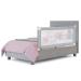 BABY JOY Bed Rail for Toddlers, 57 Extra Long, Height Adjustable & Foldable Baby Bed Rail Guard w/ Breathable Mesh & Double Safety Child Lock for Kids Twin Double Full Size Queen King Mattress, Gray Grey 57-Inch