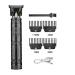 Razors Rechargeable Hair Clipper Haircut Razor for Men Shaver Adult Electric USB Charging Clipper LCD Display Cordless Carving Pusher(Black Buddha)