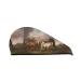 Hair Towel Wrap Hair Drying Towel with Button Towel Turban Head Towel to Dry Hair Quickly (Three Horses Oil Painting)