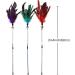 GingerUPer Cat Toy Feather Cat Toy Feather Wand Cat Pet Toy Wire Chaser Wand Teaser Feather With Bell Cat Toys for Indoor Cats Kitten Interactive Training (6 Pack) - Buy Online on GoSupps.com