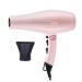 Professional Hair Dryer 2200W AC Motor Negative Ionic Technology Blow Dryer with 3 Heat & 2 Speed Setting and Cool Shot Button Nozzle Included Fast Drying Salon Hairdryer for Men and Women lightblue Pink