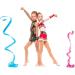 Ceqiny 5pcs Dance Ribbons with Wand - 2 Meters Rhythmic Gymnastic Rainbow Streamers for Talent Shows and Baton Twirling | Assorted Colors - Buy Online on GoSupps.com