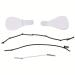 Didatecar 40PCs Facial Patches anti-aging face anti-fold patches facial patches face lifting sticker face lift tape invisible thin face sticker v-shaped face lift tape