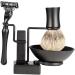 Buy Minkissy Stainless Steel Men's Shaving Set | Razor Holder & Brush Stand with Bowl - International Shipping Available - Buy Online on GoSupps.com