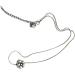 Oralgos Elegant Flower Charm Necklace | Adjustable Silver-Colored Jewelry for Women & Girls - Buy Online on GoSupps.com