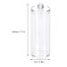 Round Cotton Storage with Lid - Acrylic Transparent Makeup Remover Organizer for Cosmetics - Buy Online on GoSupps.com