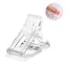 Lurrose 8 Pcs Poly Gel Nail Tips - Transparent Finger Extension Clips for Manicure | Nail Beauty Tool 3.5 x 3 cm - Fast Build & International Shipping - Buy Online on GoSupps.com