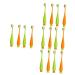 Beaupretty 16 Stk Carrow Toothbrush Travel toothbrush Travel toothbrush forothbrush for children Children's toothbrush mouth contour brush soft fur toddler