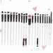 Shop Housoutil 60 Pcs Eyeshadow & Eyelash Brush Kit - Portable Makeup Accessories for Women | International Shipping - Buy Online on GoSupps.com