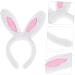 MAGICLULU Headband Animal Decor Stuffed Bunnies Easter Bunny Ears Dress for Girl Stuffed Bunny for Hair Bands Tiara Girl Hair Accessory White Decorations Women's Plush Rabbit Ears 28X13CM White - Buy Online on GoSupps.com