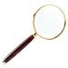 Magnifier Hand-held Magnifier Glass -Clear Optical Lens High-Powered Child Observation Magnifying Lens Old Man Reading Appreciation Student with Magnifying