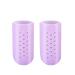Breathable Gel Toe Caps - Toe Protectors for Blisters, Corns, Hammer Toes, Friction Pains - Cheese Grater for Feet (Purple, S) - Buy Online on GoSupps.com