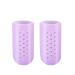 Gel Toe Caps Toe Protectors Breathable Toe Sleeves Material For Blisters Corns Hammer Toes Toenails Loss Friction Pains Cheese Grater for Feet (Purple S) S Purple