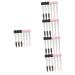 Healeved 30 Pcs Sponge Makeup Brush Makeup Powder Puff Eye Mascara Make up Concealer for Face Sponges Nylon