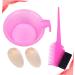 DOITOOL 2 Sets Hair Coloring Kit Hair Bleach Styling Brush Hair Paint Brush Hair Salon Tool Hair Dyeing Brush Hair Dyeing Supplies Beard Dye Brush Hair Dye Tool Oil Bowl Major 13X12X4cm Pink - Buy Online on GoSupps.com