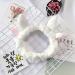 Deer Antler Spa Headband for Women - Soft Coral Fleece Hair Band for Face Washing and Makeup - Christmas Elk Gift - Buy Online on GoSupps.com