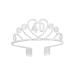 40th Birthday Tiara Rhinestone Crown with Hair Comb 40th Happy Birthday Crown Birthday Party Decorations for Women Girls Crown Silver