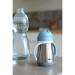 B aba 2-in-1 Baby Bottle & Children's Cup with Straw - 250ml Blue - Easy Open Removable Handles Durable Tritan & Silicone - International Shipping Available - Buy Online on GoSupps.com