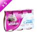 WHISKAS Gourmet Milk Bottles for Cats and Kittens with Vitamins and Calcium 5 Pack (3 x 200 ml)