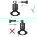 HSU Aluminum Bike Handlebar Mount for GoPro & Action Cameras | 360 Rotary Mountain Bike Rack (Black) - Buy Online on GoSupps.com