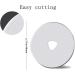 45mm Rotary Fabric Cutter with Safety Lock and 10 Replacement Blades - Ideal for Quilting, Sewing, Arts, and Crafts - Buy Online on GoSupps.com