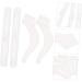 Healeved Anti-Slip Silicone Glasses Ear Pads - 20 Pairs for Secure Sunglasses - White 5.6x0.6cm - Buy Online on GoSupps.com