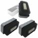 3 x Sidestep Suede & Nubuck Cleaning Kit with Eraser | Instant Clean Shine Polish & Protect | For Leather Fabric Lint Shoes Boots Bags Furniture Sofas Upholstery and More