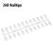 Anggrek Nail Color Display Card - 240pcs Nail Tips Polish Gel Color Palette for Nail Art & DIY Practice (Natural Color) - Buy Online on GoSupps.com